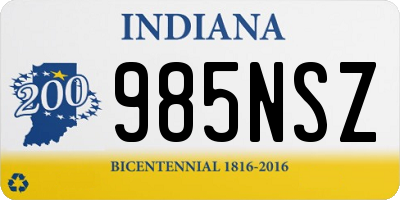 IN license plate 985NSZ