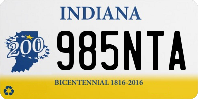 IN license plate 985NTA
