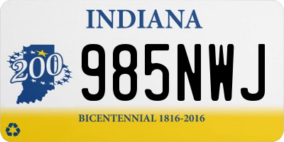 IN license plate 985NWJ
