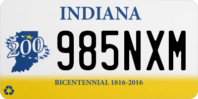 IN license plate 985NXM