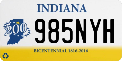 IN license plate 985NYH