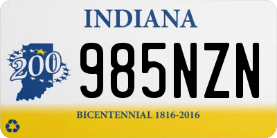 IN license plate 985NZN