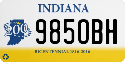 IN license plate 985OBH