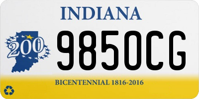 IN license plate 985OCG