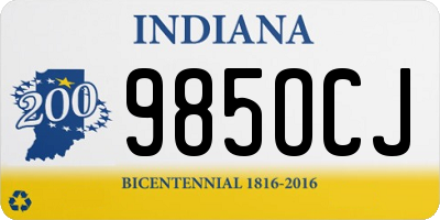 IN license plate 985OCJ