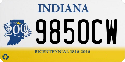 IN license plate 985OCW