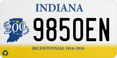 IN license plate 985OEN