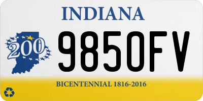 IN license plate 985OFV