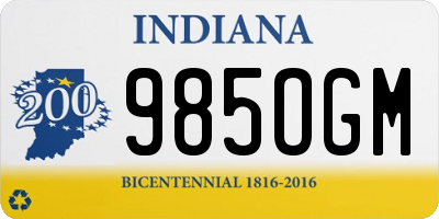 IN license plate 985OGM