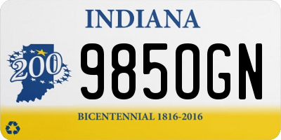 IN license plate 985OGN