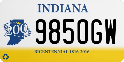 IN license plate 985OGW