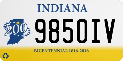 IN license plate 985OIV