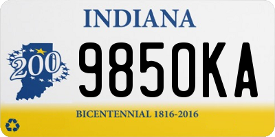 IN license plate 985OKA