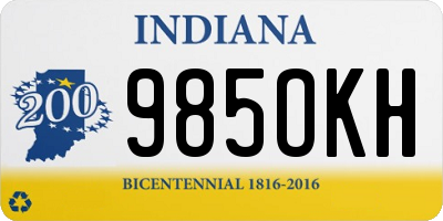 IN license plate 985OKH