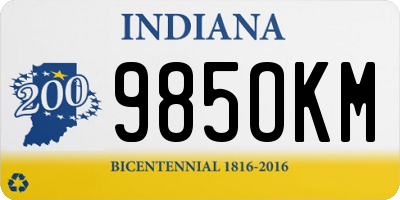 IN license plate 985OKM