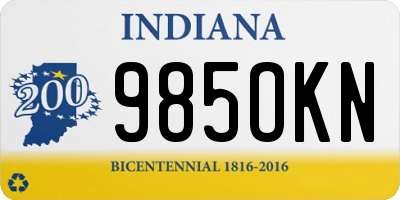 IN license plate 985OKN