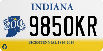 IN license plate 985OKR