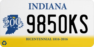 IN license plate 985OKS
