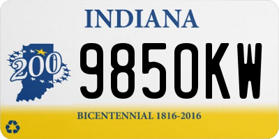 IN license plate 985OKW