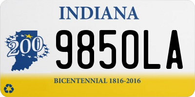 IN license plate 985OLA