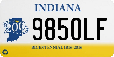 IN license plate 985OLF