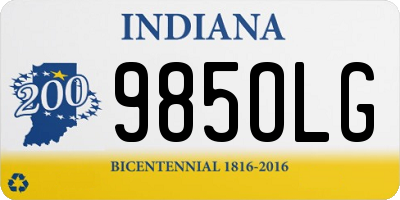 IN license plate 985OLG