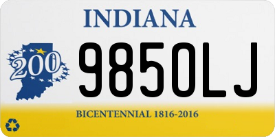 IN license plate 985OLJ