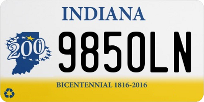 IN license plate 985OLN