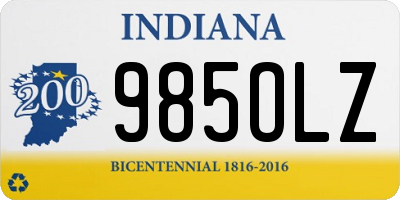 IN license plate 985OLZ