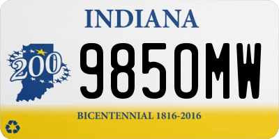 IN license plate 985OMW