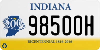 IN license plate 985OOH