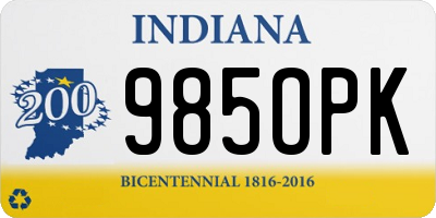 IN license plate 985OPK