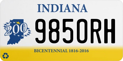 IN license plate 985ORH