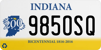 IN license plate 985OSQ