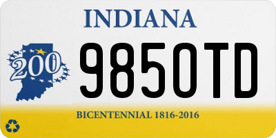 IN license plate 985OTD