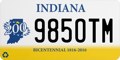 IN license plate 985OTM