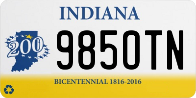 IN license plate 985OTN