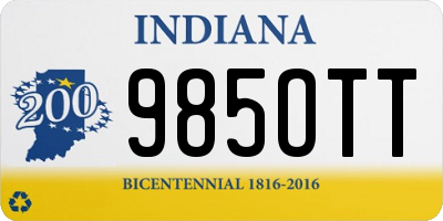 IN license plate 985OTT