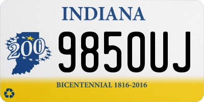 IN license plate 985OUJ