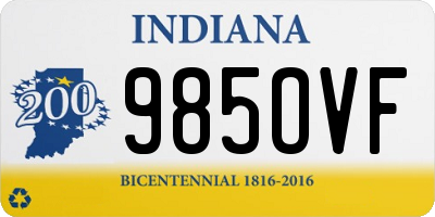 IN license plate 985OVF