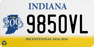 IN license plate 985OVL