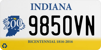IN license plate 985OVN