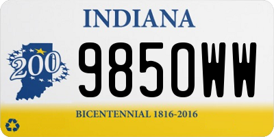 IN license plate 985OWW