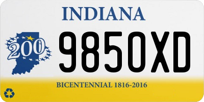 IN license plate 985OXD