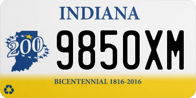 IN license plate 985OXM