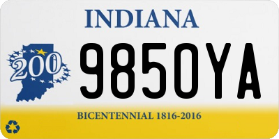IN license plate 985OYA