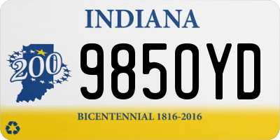 IN license plate 985OYD