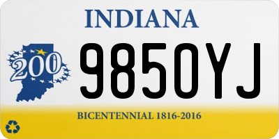 IN license plate 985OYJ