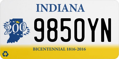 IN license plate 985OYN