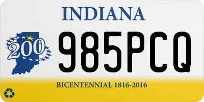 IN license plate 985PCQ